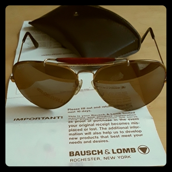 VINTAGE RayBan driving sunglasses